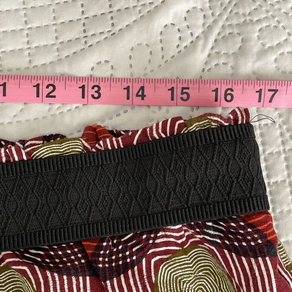 Maeve Size XL Wide Leg Pants Women High Waist Ankle Length - Picture 8 of 9